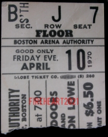 Boston Arena - Ticket