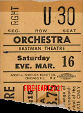 Rochester 1968 - Ticket