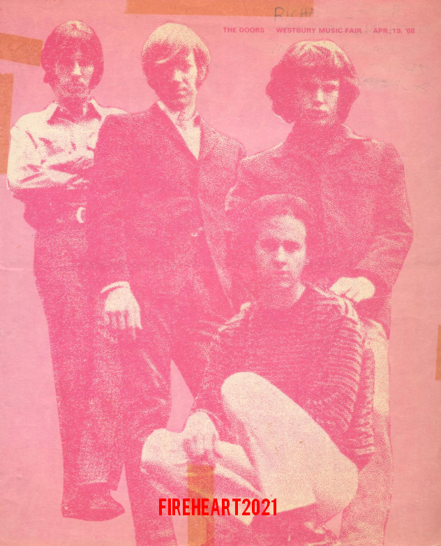 The Doors - Westbury Music Fair - Handbill Back