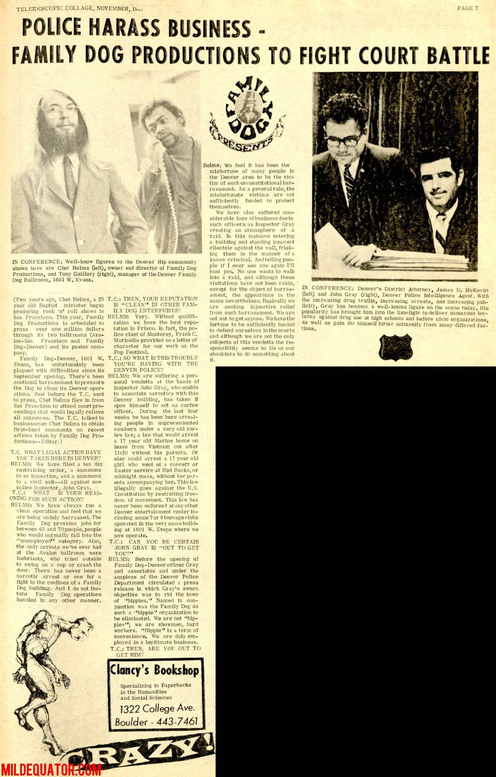 The Doors - Family Dog Denver 1967 - Article