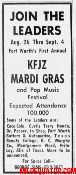 Fort Worth 1967 - Print Ad