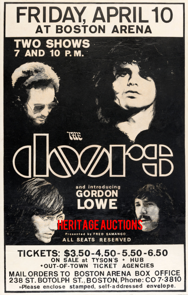 The Doors - Boston 1970 - Poster