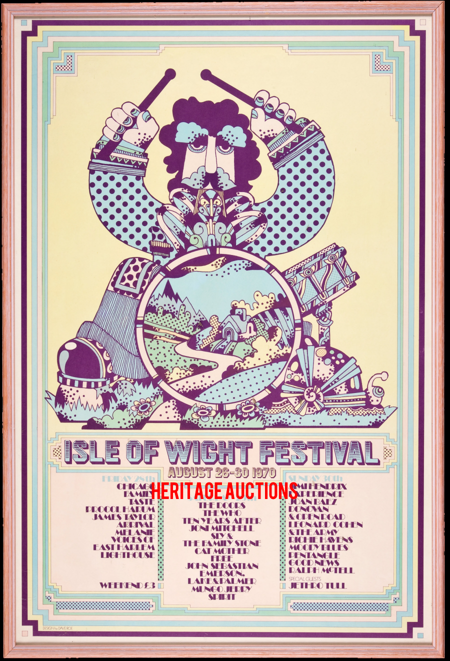 The Doors - Isle Of Wight 1970 - Poster