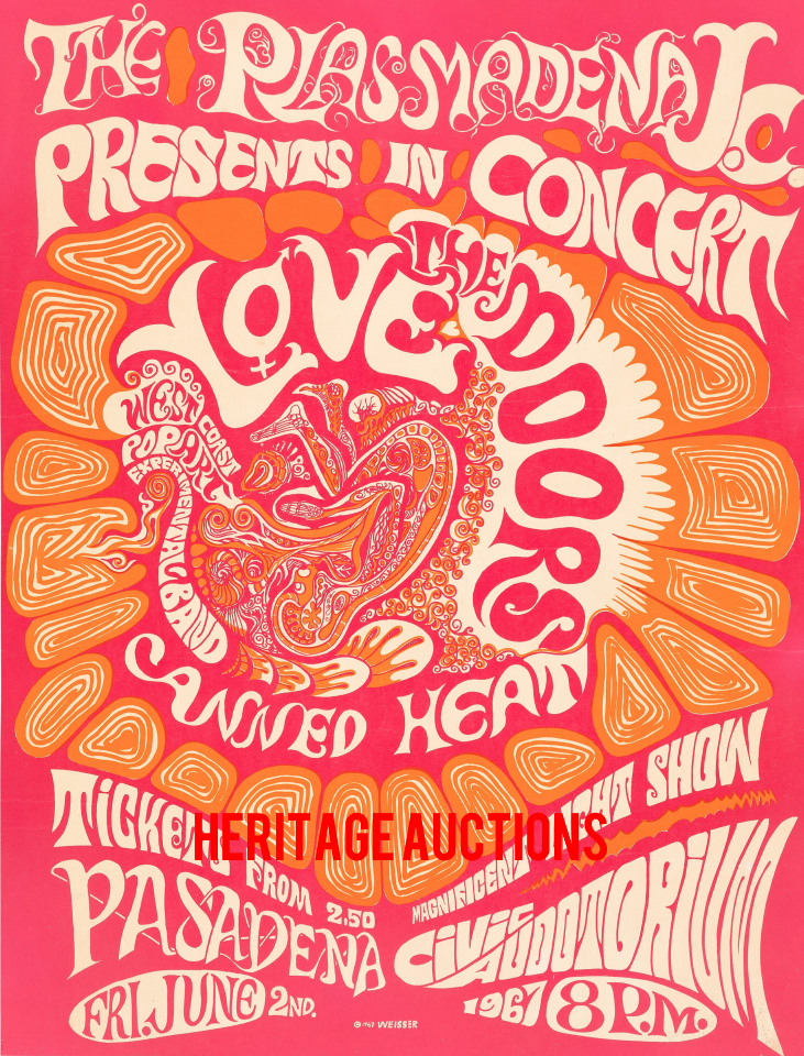 The Doors - Pasadena 1967 - Poster