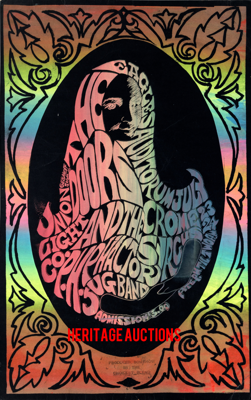 The Doors - Seattle July 1967 - Poster