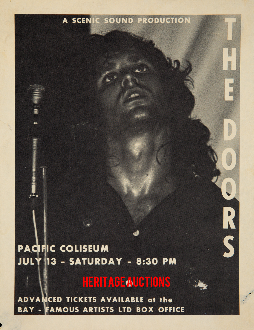 The Doors - Vancouver 1968 - Handbill