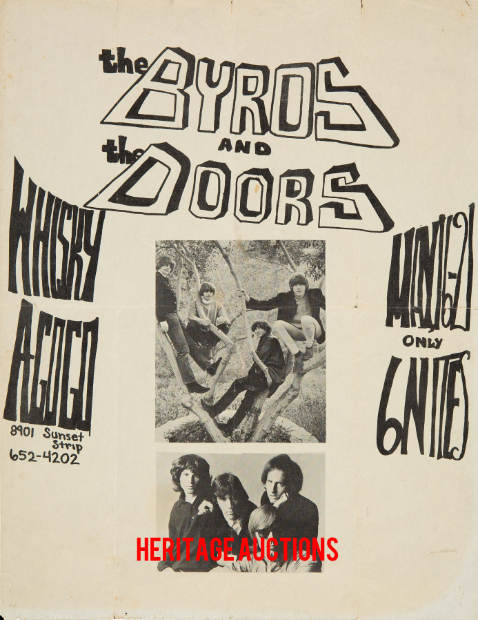 The Doors - Whisky A Go Go 1967 - Flyer