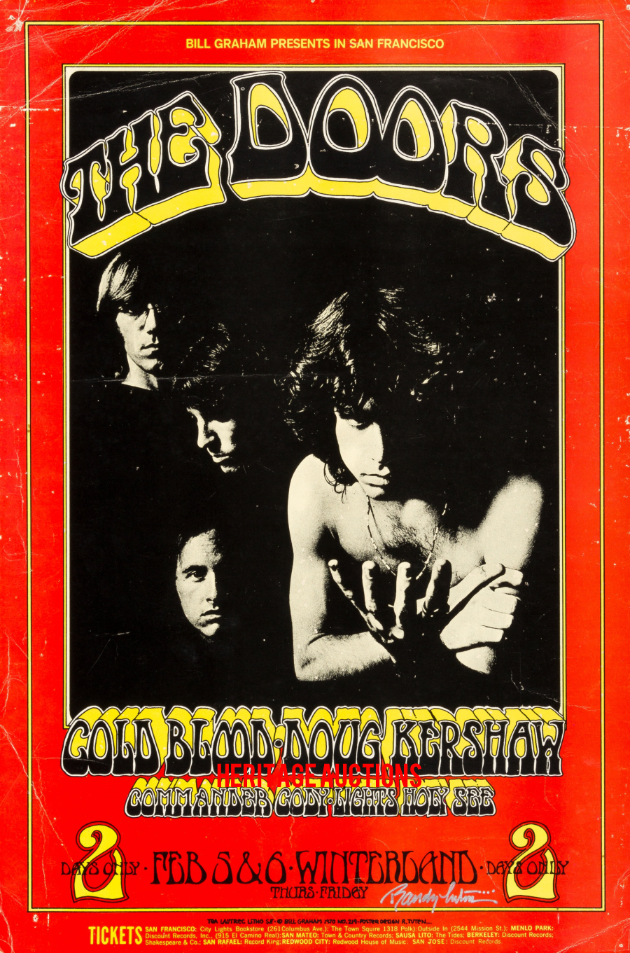 The Doors - Winterland 1970 - Poster