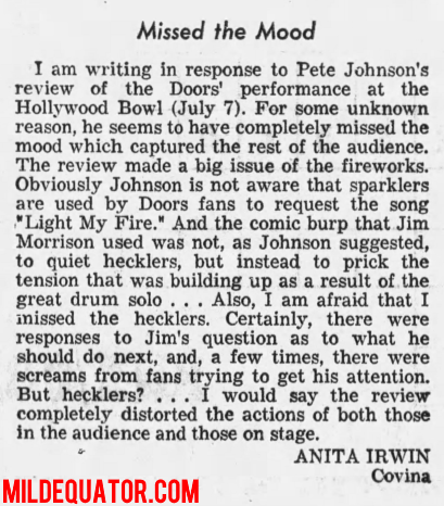 The Doors Play at Hollywood Bowl