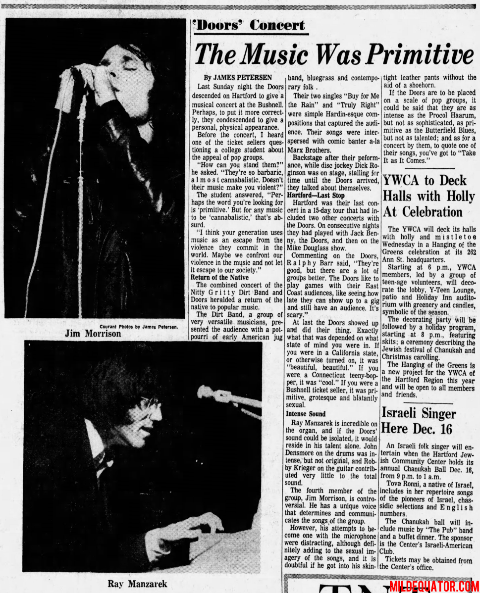 The Doors - Hartford 1967 - Review