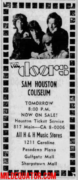 Houston 1968 - Print Ad