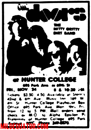 The Doors - Hunter College 1967 - Print Ad