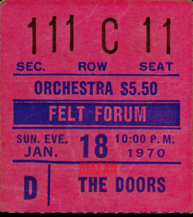 Felt Forum - Ticket