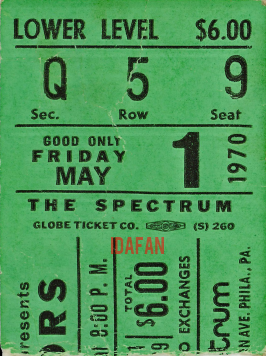 Philadelphia Spectrum - Ticket