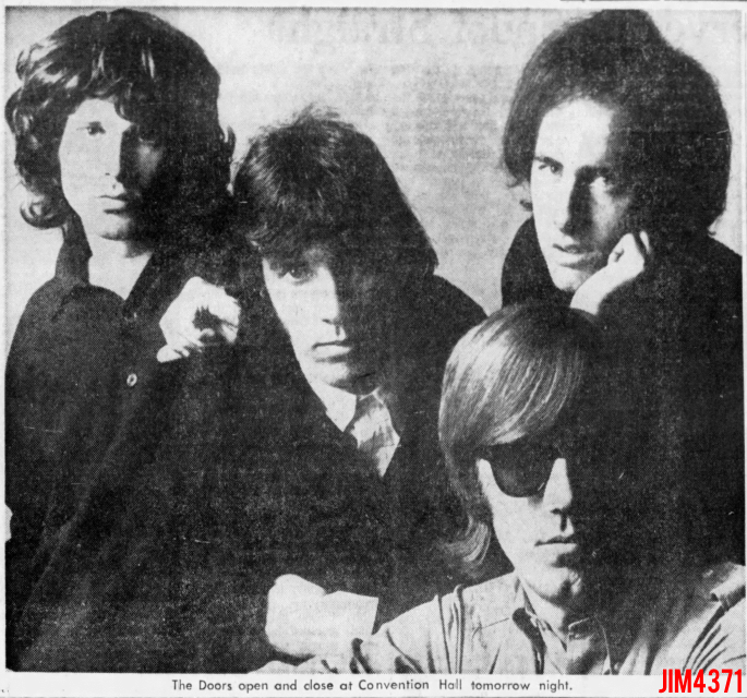 The Doors - Asbury Park 1967 - Picture Ad