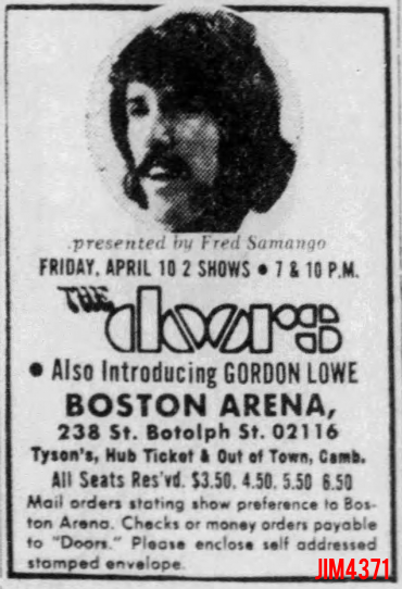 Boston Arena 1970 - Print Ad