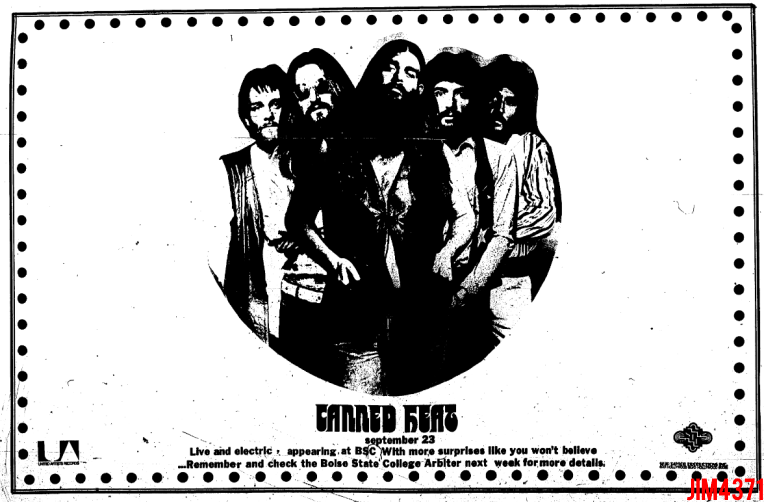 The Doors - Bronco Stadium 1972 - Print Ad