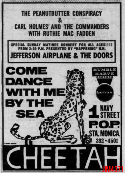 Cheetah - April 1967 - Print Ad