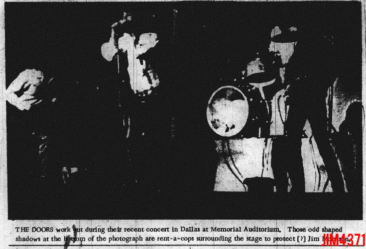 Dallas 1968 - Newspaper Photo