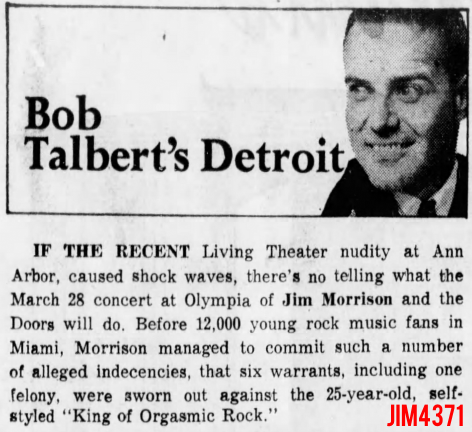 Detroit 1969 - Cancelled - Article