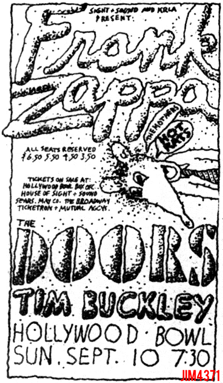 The Doors - Hollywood Bowl 1972 - Print Ad