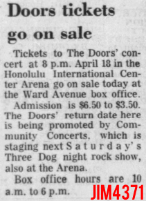 Honolulu 1970 - Article