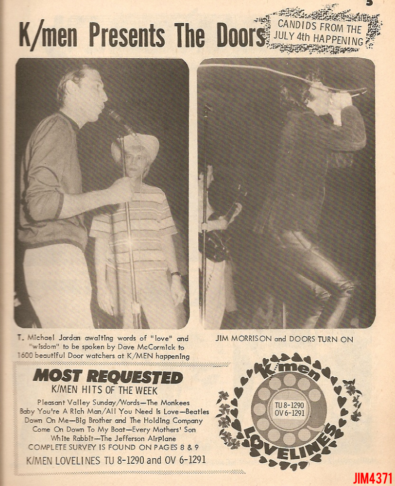The Doors - Kaiser Dome 1967 - News Bulletin