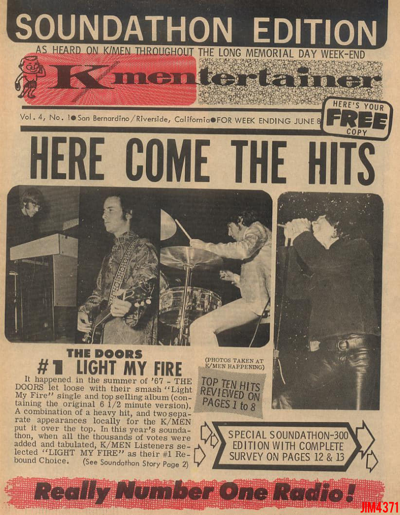 The Doors - Swing Auditorium 1967 - News Bulletin