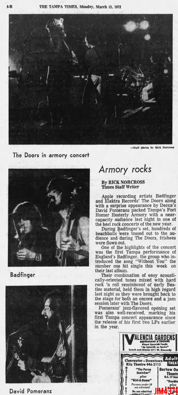 The Doors - Tampa 1972 - Review
