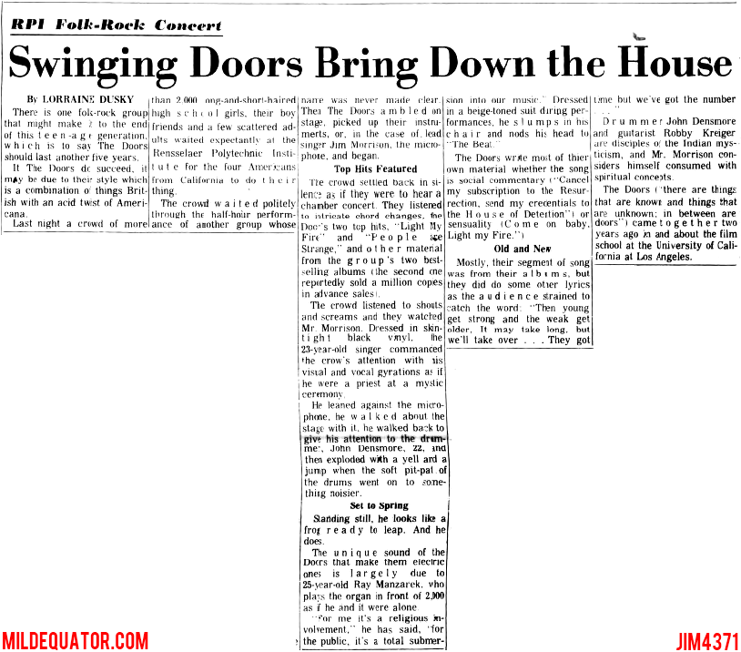 Swinging Doors Bring Down The House