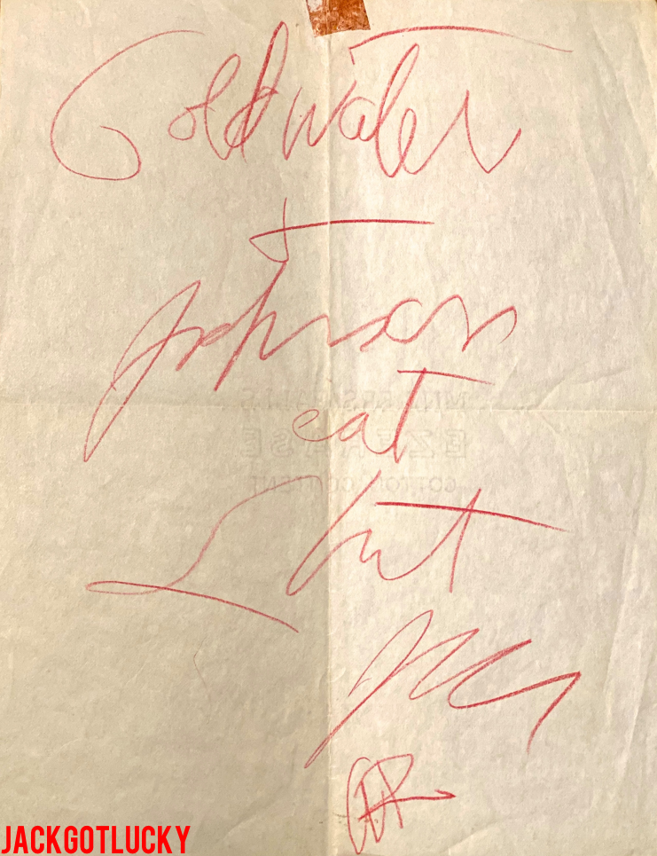 The Doors Signatures From All Four Members