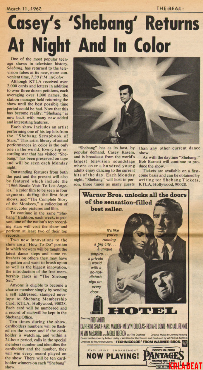 The Doors - Shebang 1967 - Article