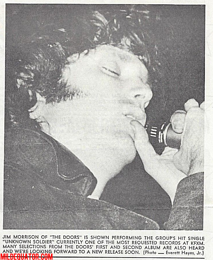 The Doors - Kaiser Dome 1967 - News Bulletin Photo