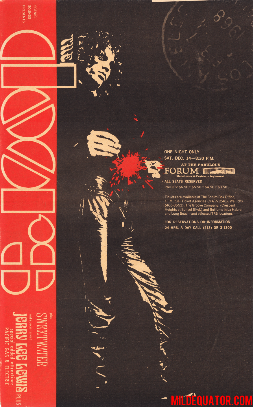 The Doors - L.A. Forum 1968 - Poster Ad