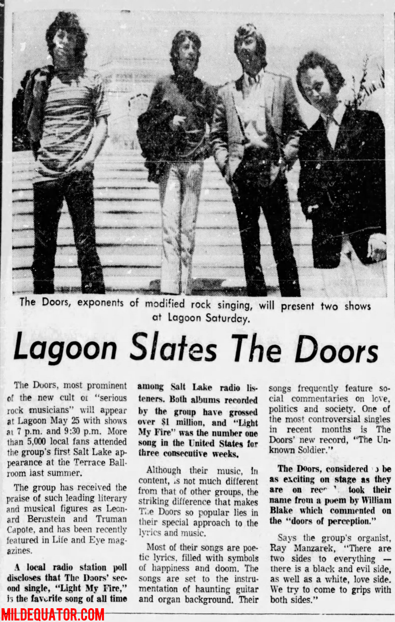 Lagoon 1968 - Article