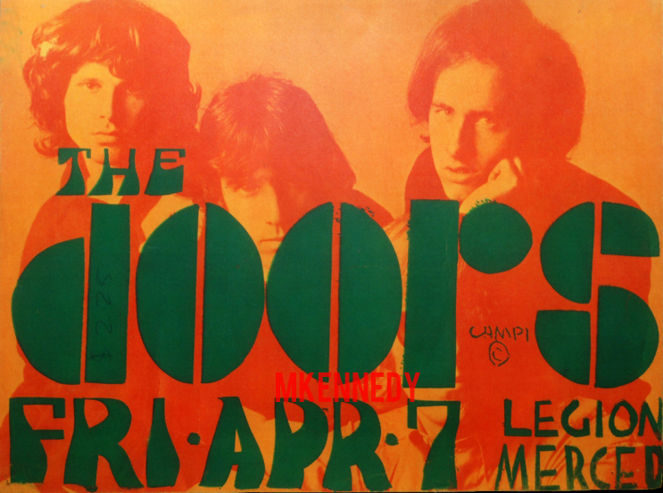 The Doors - American Legion Hall 1967 - Handbill