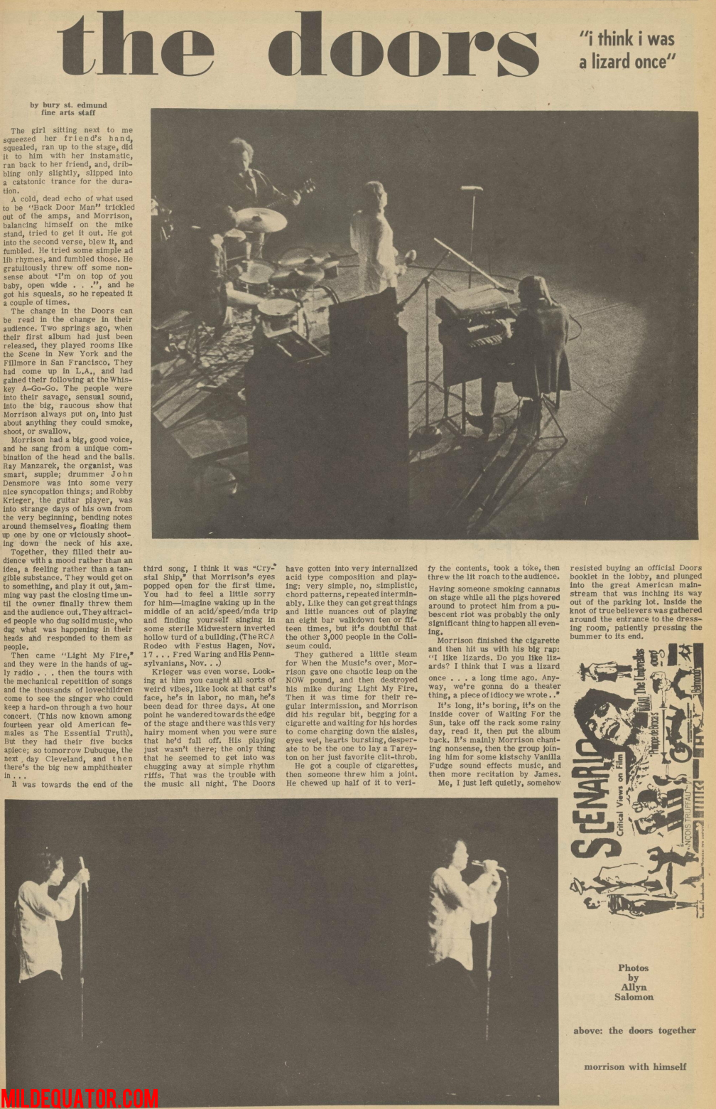 The Doors - Madison 1968 - The Doors Prove a Slam Here