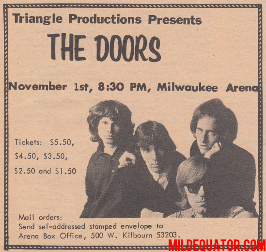 The Doors - Milwaukee Arena - Print Ad