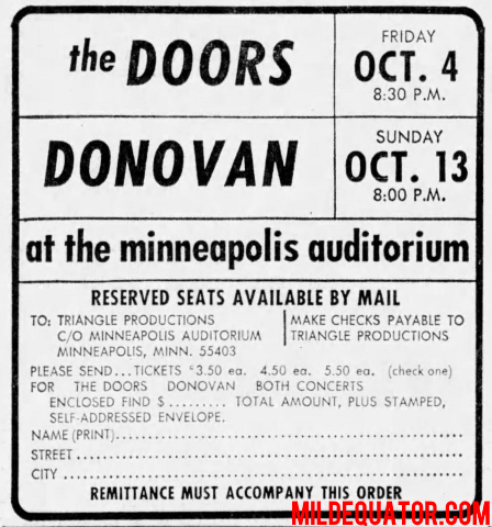 Minneapolis Auditorium - Print Ad