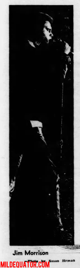 The Doors - Philadelphia 1969 - Newspaper Photo