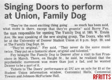 Denver 1967 - Article