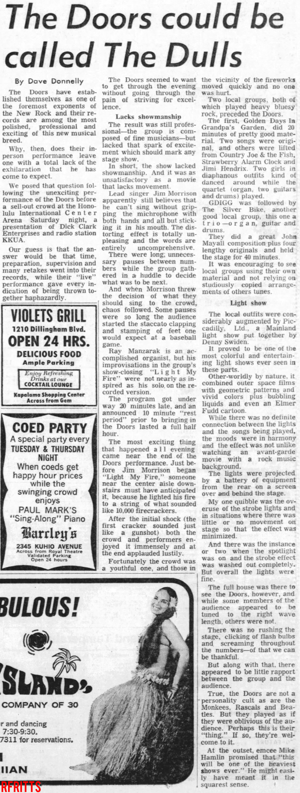 Honolulu 1968 - Review