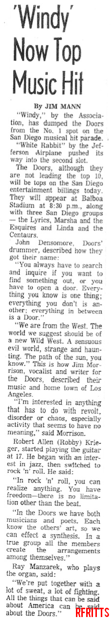 San Diego 1967 - Article