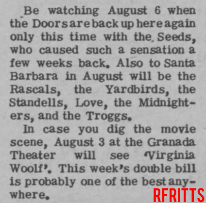 Earl Warren August 1966 - Article