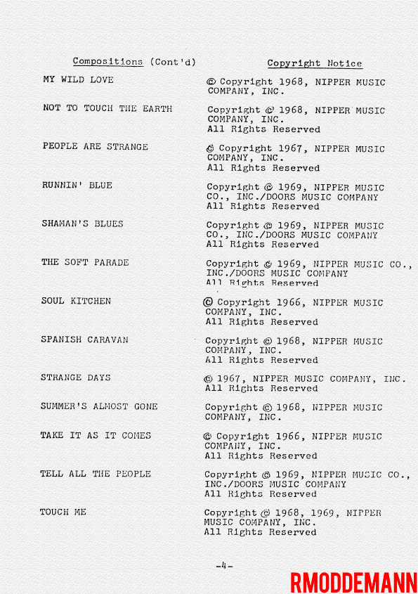 The Doors/Complete Contract 1970