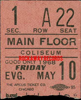 The Doors - Chicago 1968 - Ticket