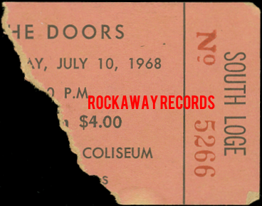 The Doors - Houston 1968 - Ticket