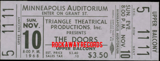 Minneapolis 1968 - Ticket
