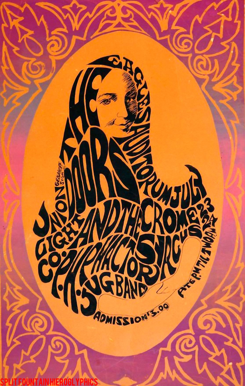 The Doors - Seattle July 1967 - Poster