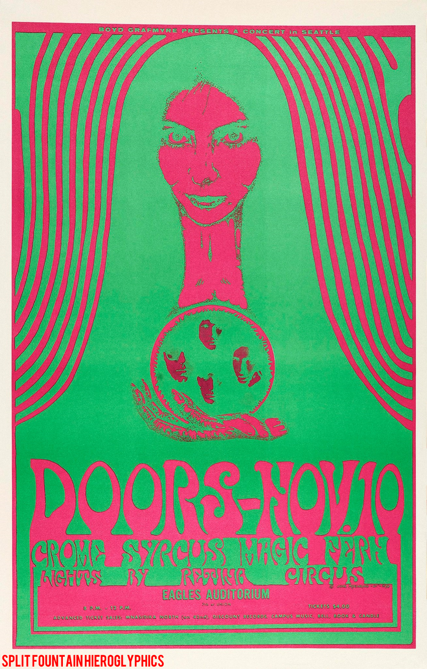 The Doors - Seattle November 1967 - Poster